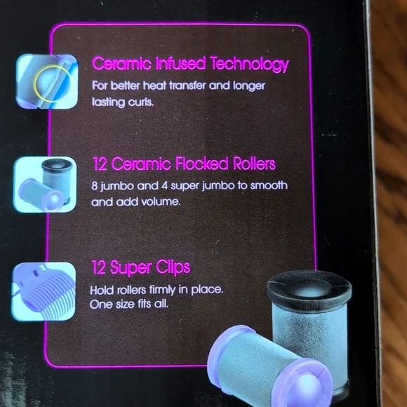 Conair Xtreme Instant Heat Hot Rollers NIB - Picture 4 of 7